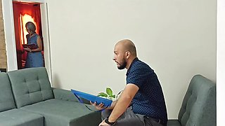 He Could Not Resist The Last Interview After She Changed Into Red Lingerie