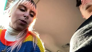 Homemade amateur blonde teen blowjob and cumshot