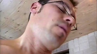 Sexy Blonde Pussy Fucking Big Dick Sucking In The Bathroom - Celia Jones, Malou Rouge And Denise La Bouche