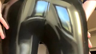 Mature blonde granny loves to masturbate her puss