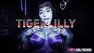 Goth Girlfriends featuring Johnny Love's tattooed women sex