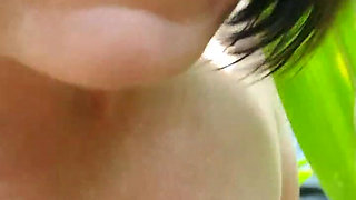 Nude Run with Squirt in Cornfield