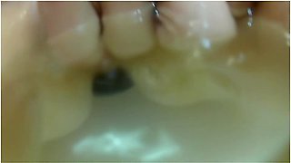 Underwater Masturbating In Bathroom